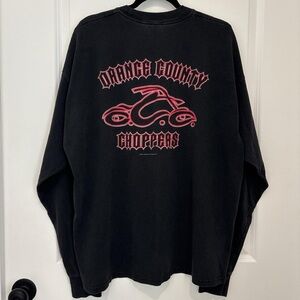 Orange County Choppers Black Long Sleeve Shirt